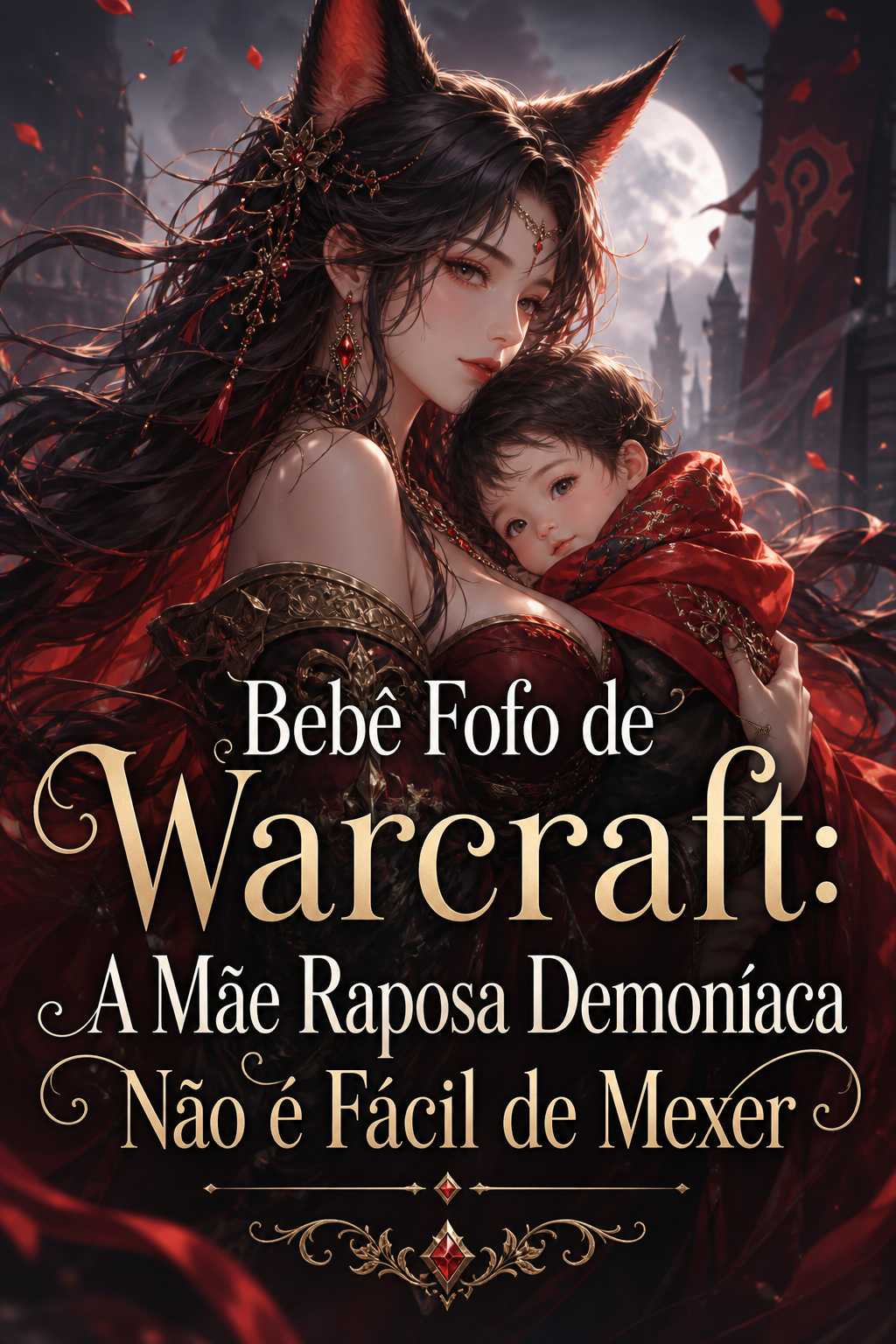 Bebê Fofo de Warcraft: A Mãe Raposa Demoníaca Não é Fácil de Mexer